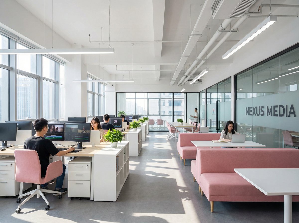 草莓视频传媒公司办公环境